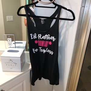 An “I’d Rather Be Topless” Jeep tank top!
